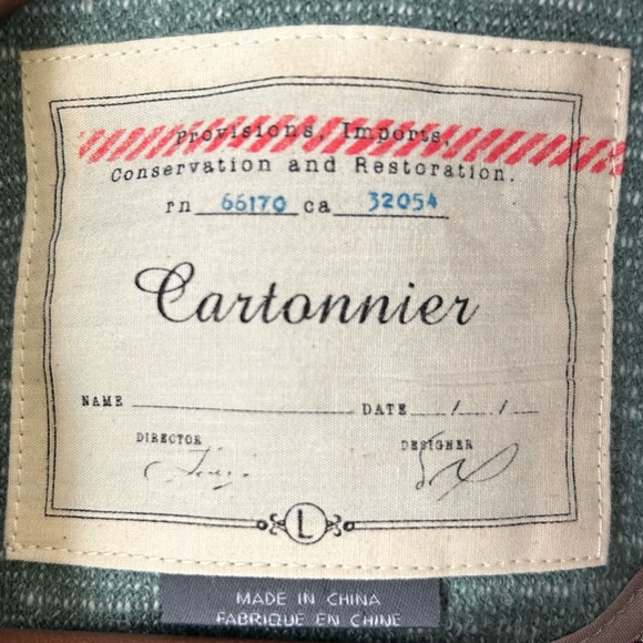 Anthropologie Cartonnier Sky Dashes Knit Blazer Jacket Tweed Look Lined - Large - Picture 3 of 10